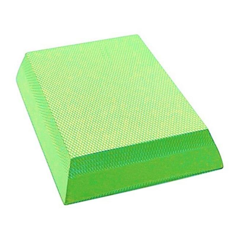 

Yoga Mat Ankle Recovery Knee Pain Foam Non Slid Gymnastics Comprehensive Fitness Trapezoid Exercise Cushion Pad Training, Black