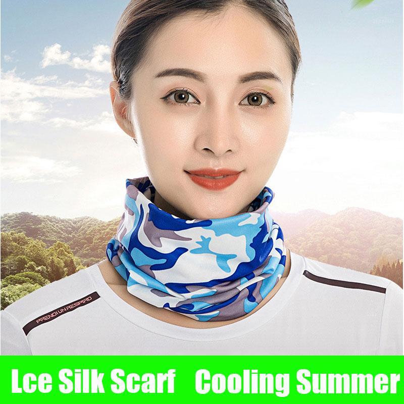 

Sunscreen Magic Bandana Tube Outdoor Fishing Cooling Bandanas Sports Riding Variety Scarf Camouflage Elastic Motorcycle Scarf1, White