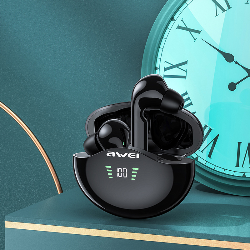 

Wireless Earphones BT V5.1 TWS Headphone HiFi Stereo Earbuds LED Display Touch Control Auto Paring Headset With Mic Charging Case for smartphone