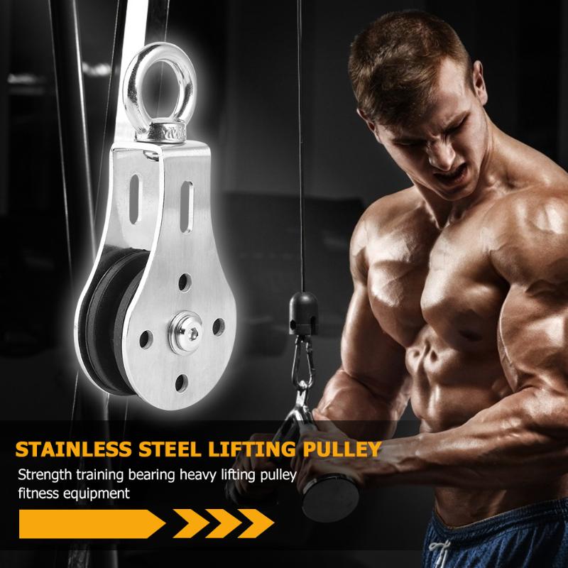 

Stainless Steel Fitness Pulley Bearing Heavy Lifting Workout Mute Gym Equipment for Effective Working-out Accessories