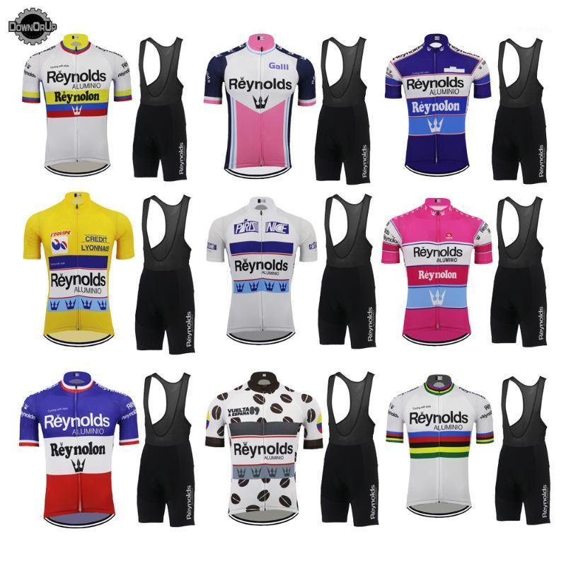

Multi Chooses Retro Bike clothing Set Quality Go pro Men cycling jersey set 9D gel pad MTB Jersey Short Sleeve Suit1