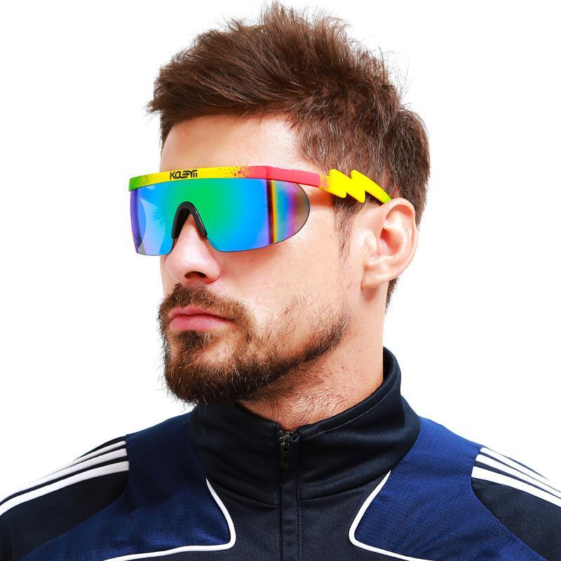 

Sunglasses TEENYOUN 2021 Men Sport Women Fashion Windproof Goggle Outdoor Sun Glasses With Case Eyewear