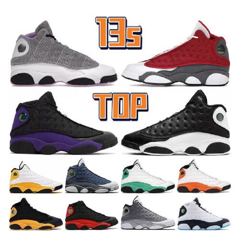 

2022 13 13s mens Basketball Shoes Houndstooth red flint black court purple obsidian luniversity gold starfish reverse he got game women sneakers men trainers, # 14