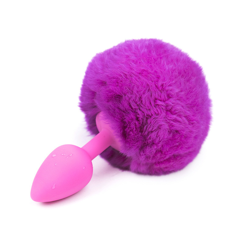 Massage Silicone Anal Plug Plush Rabbit Tail Anus Beads Smooth Butt Plugs Prostata Massage Adult Sex Toys For Men Gay Women Dilata7550142