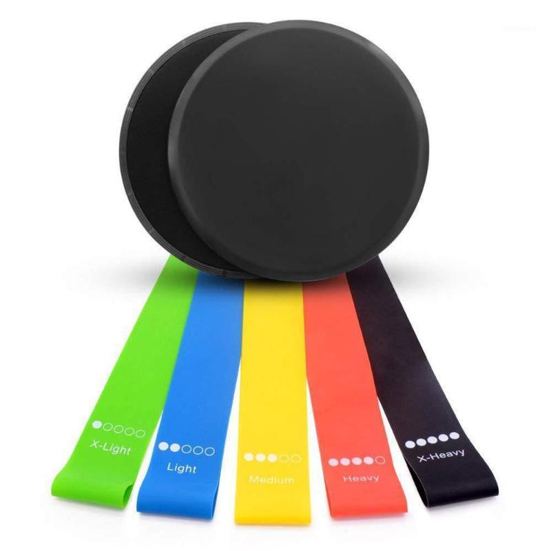 

Fitness Kit Resistance Loop Bands and Exercise Sliders Set 2 Gliding Disks Core Sliders 5 Exercise Resistance Ideal for Yoga1