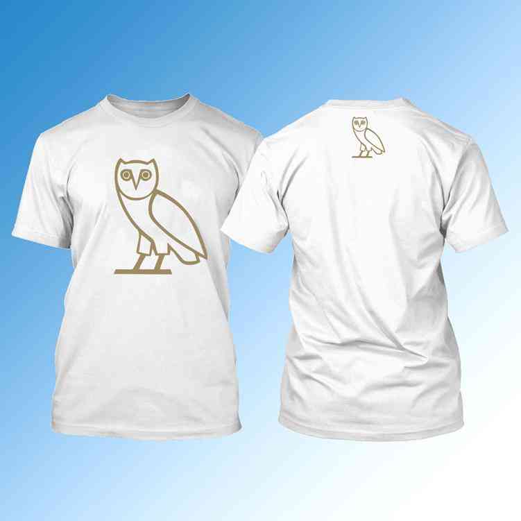 

HOT Selling O22WL Canadian Tide Brand B ape Hooded sweater Ovo T-shirt Men' and Women' Personality Leisure Fashion Versatile Cotton Printed Clothes Summer, Figure 4