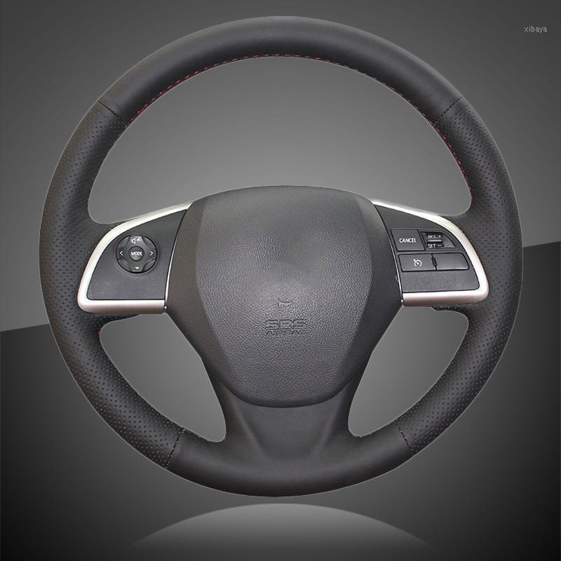 

Hand-sewing Auto Braid On The Steering Wheel Cover for Mitsubishi Outlander 2013 2014 Mirage 2014 ASX L200 2020 2020 Wheel Cover1