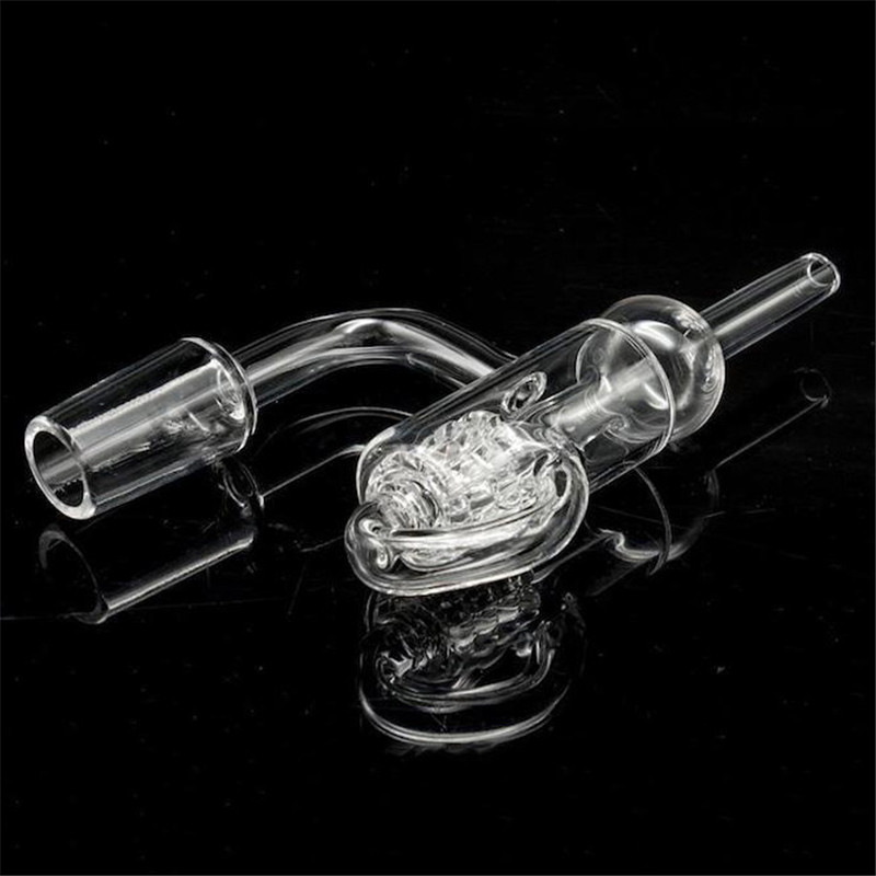 

Cheap Diamond Knot Loop Quartz Banger 10mm 14mm 18mm Male Female Recycler Quartz Banger Nails For Glass Bongs Dab Rigs