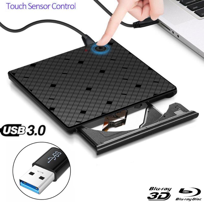 

Blu-Ray Drive Slim USB 3.0 Burner BD-RE CD/DVD RW Writer Play Disc For Laptop Mac PC ASUS