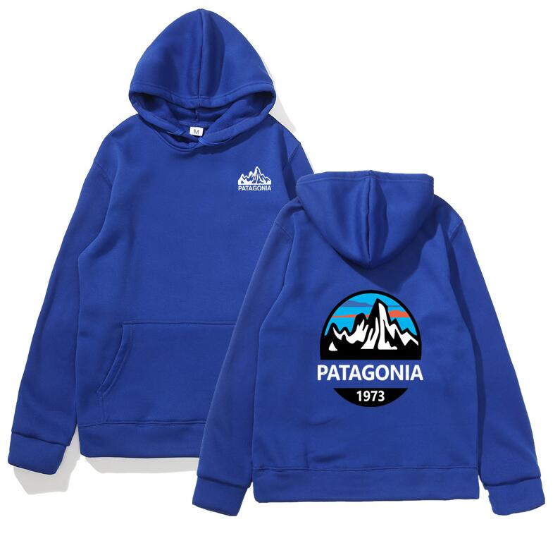 

2021 Fashion Sweatshirt Mens 2020 Patagonia Hoodies Designer Hooded Mountain Long Sleeved Sweatshirts, Orange