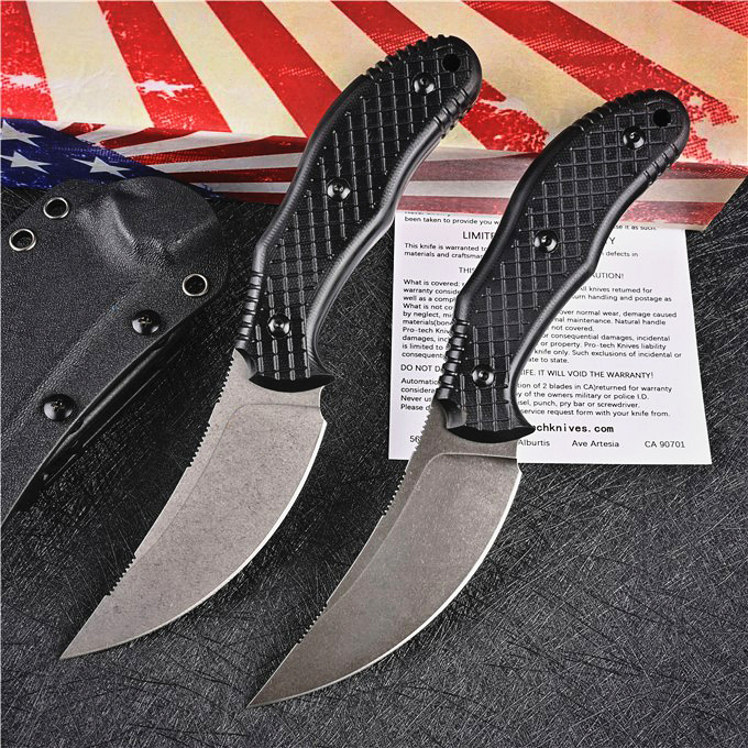 

New Fixed Blade Machete M390 Stone Wash Blade Full Tang G10 Handle Tactical Knives With Kydex