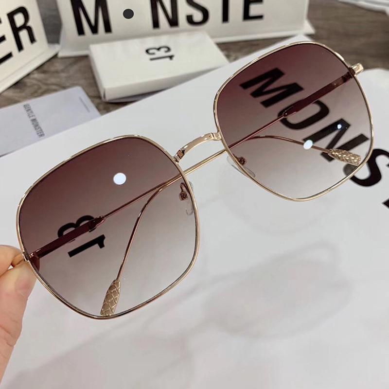 

Sunglasses 2021 Vintage Metal Square Women Fashion Brand Designer Colorful Sun Glasses Female Mirror Shades Oculos Feminino