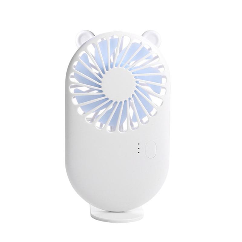 

Mini Portable Cartoon Pocket Handheld Small Fan USB Rechargeable Fans Air Cooler Conditioner For Office Outdoor Travel