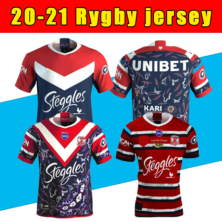 

2020 2021 Top quality Sydney Rooster Australia Hero edition MENS RUGBY JERSEYS League shirt 20 21 High-quality Rugby shirts, Black;gray