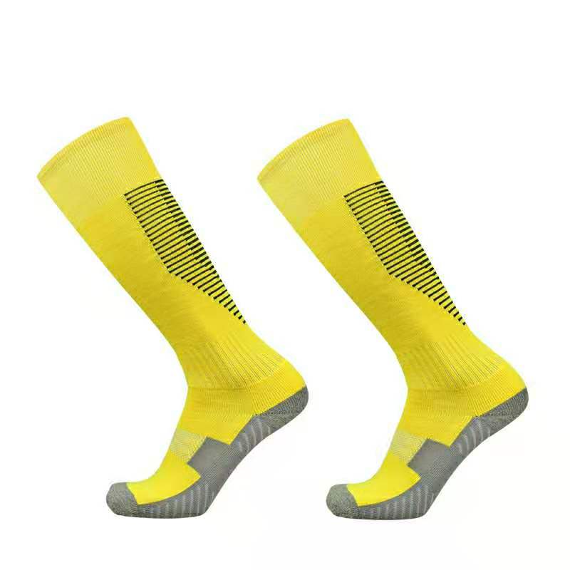 

Football socks men's long tube over knee children's high tube thickened medium tube towel bottom antiskid adult female training socks 003, Multi