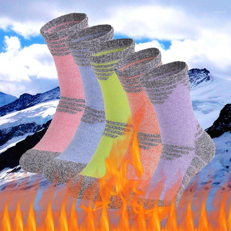 

Woman'S Ski Socks Winter Warm Outdoor Sports Non-Slip Mountaineering Cycling Running Basketball Socks Sports1, Multiple colour