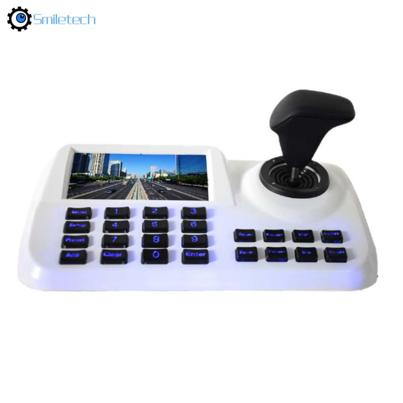 

Network 4D joystick IP PTZ keyboard controller onvif 2.4 focus zoom preset work with HIKVISION or DAHUA PTZ camera