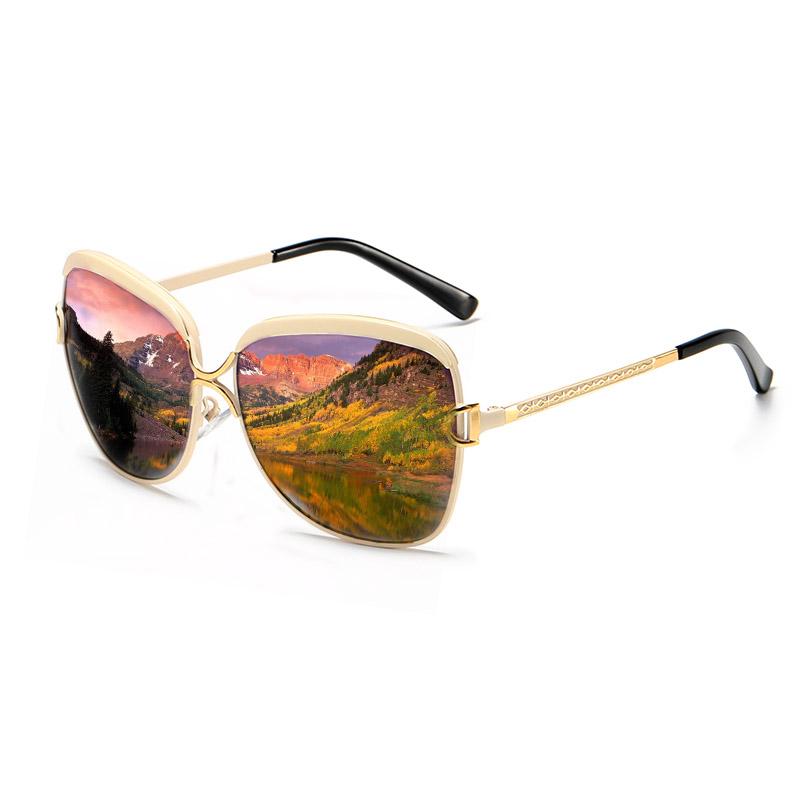 

2021 women's sunglasses lady noble glasses luxurious gafas polarized shades for ladies square shape UV400 Lentes de sol Mujer