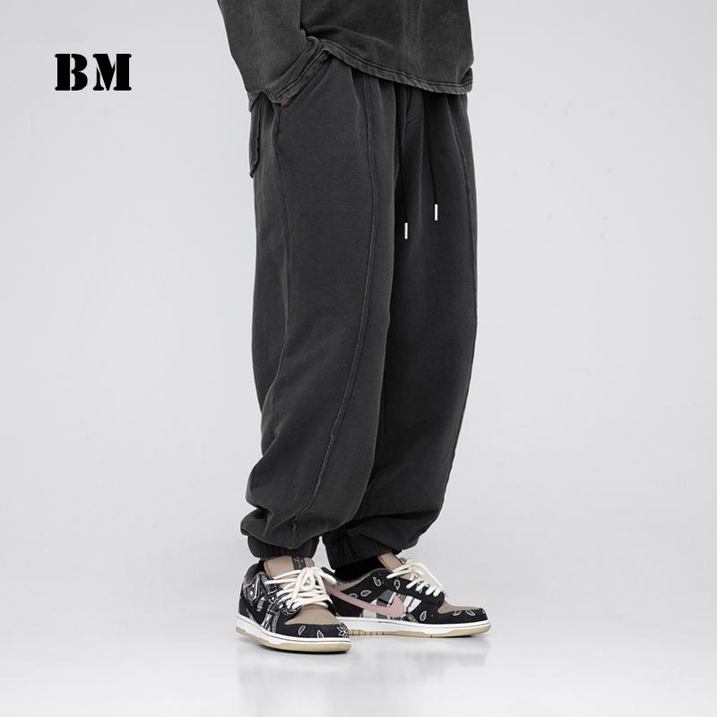

2021 Streetwear Hip Hop Sweatpants Harajuku Casual Sports Trousers For Men Spring Korean Jogging Pants Couple Joggers Male, Gray