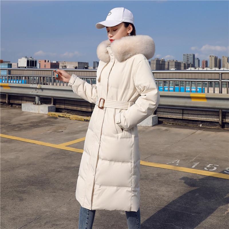 

poetry style down jacket more female long 2020 autumn/winter white duck down collars hooded jacket wholesale, See chart