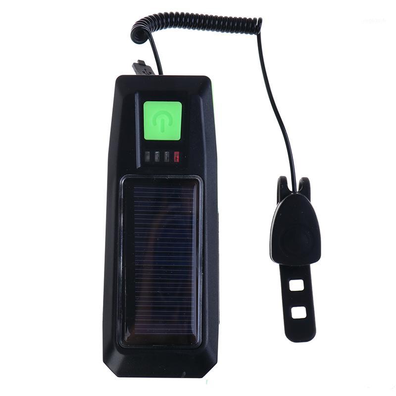 

Solar USB Rechargeable Double Charging Bike Horn Lamp Bicycle Headlight1