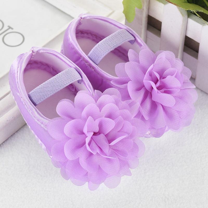 

New Children Toddler Kid Baby Girl Cute Chiffon Flower Elastic Band Newborn First Walking Shoes 2020 new arrival hot #1, Pink