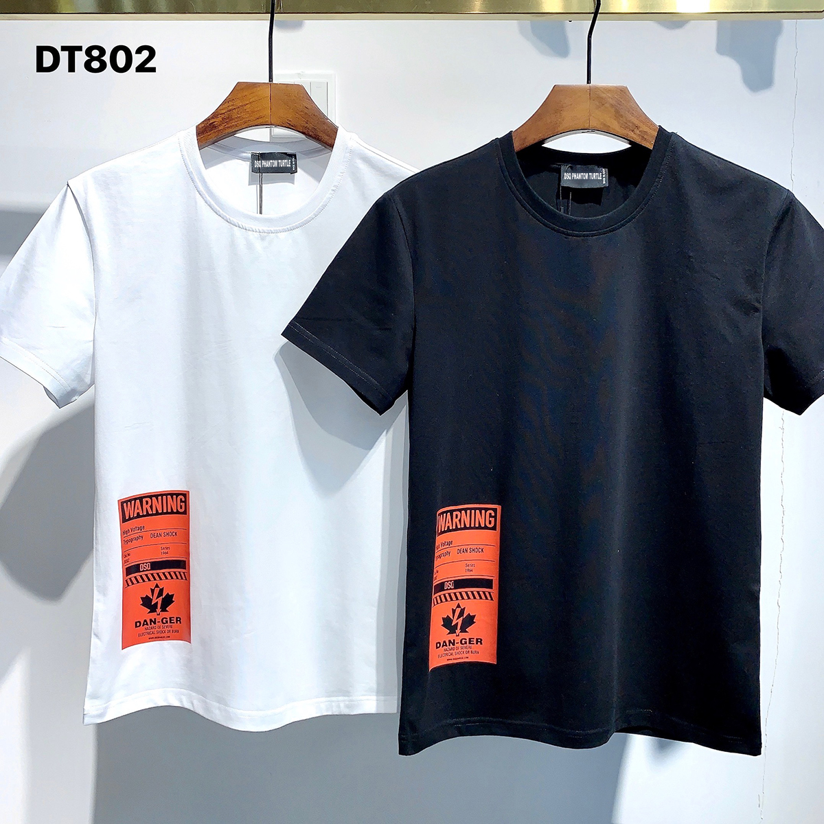 

DSQ PHANTOM TURTLE 2021SS New Mens Designer T shirt Paris fashion Tshirts Summer DSQ Pattern T-shirt Male Top Quality 100% Cotton Top 1044, White