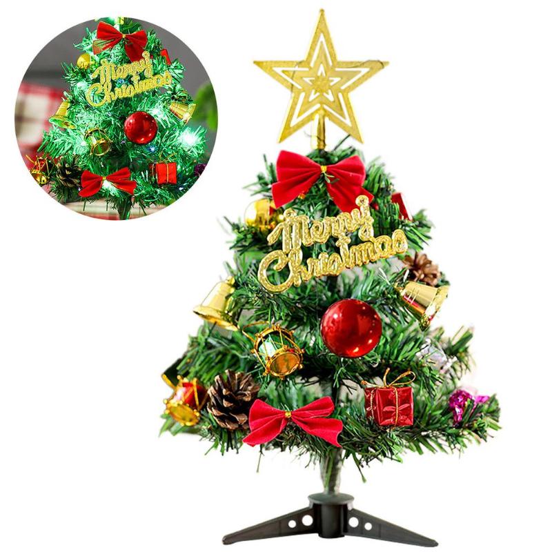 

Christmas Trees Decorations Desktop Christmas Tree Ornament Light Durable Decoration Gift Festival Home Decor Ornamen