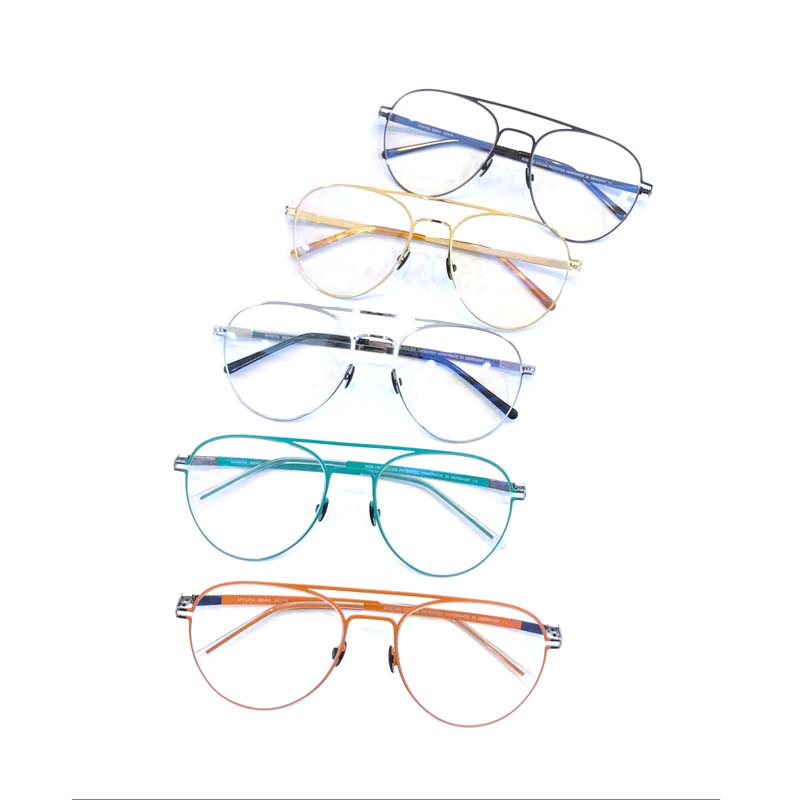 

Retro Men Sunglasses Frames for Women Fashion Prescription eyewear Customized Paint process metal male Optical Glasses Frame myopia eye frames