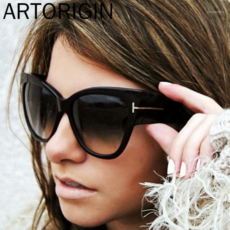 

New Fashion Cat Eye Sunglasses Women Tom Brand Large T Female Shades Gradient Sun Glasses Vintage UV400 Feminino1