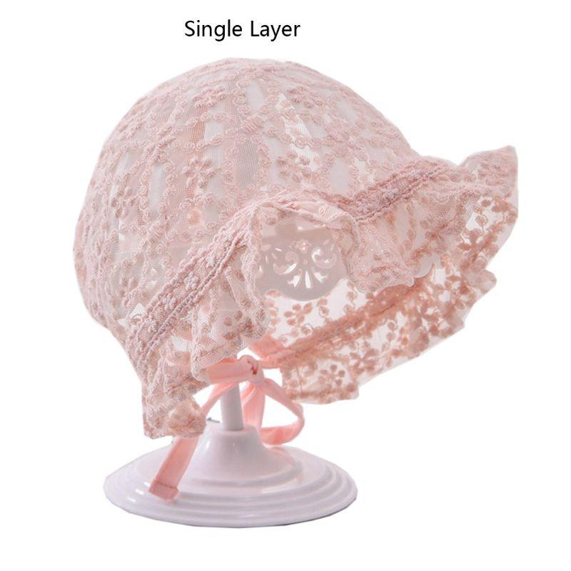 

Lace Newborn Baby Hat Photography Props Summer Girls Sun Hat Infant Bonnet New Dropship