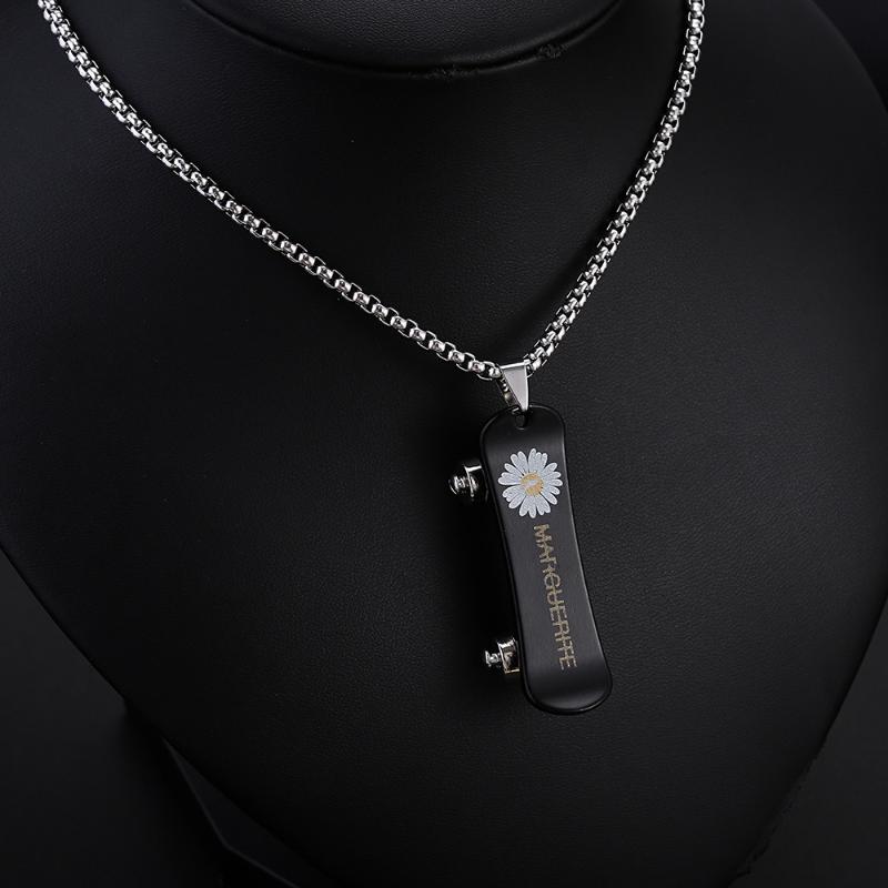 

Fashion retro necklace titanium steel men's pendant female simple all-match pendant hot sale