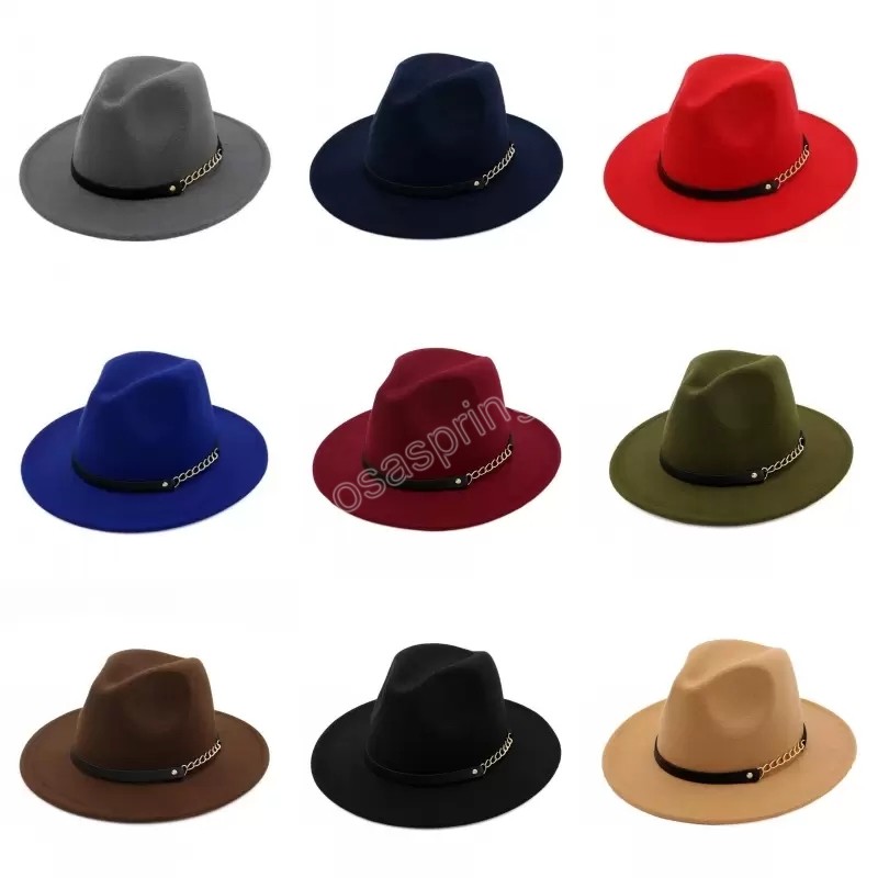 

Winter Autumn Imitation Woolen Women Men Ladies Fedoras Top Jazz Hat European American Round Caps Bowler Hats Feminino Gorra cap, Mixed color