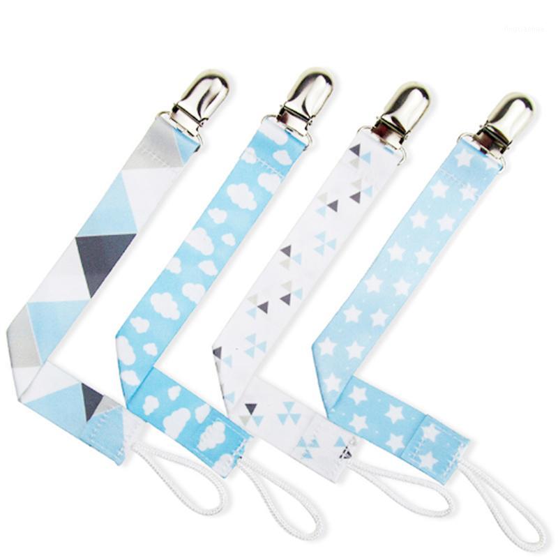 

4Pcs Baby Pacifier Clip Chain Ribbon Dummy Holder Soother Pacifier Clips Leash Strap Nipple Holder For Infant Feeding1