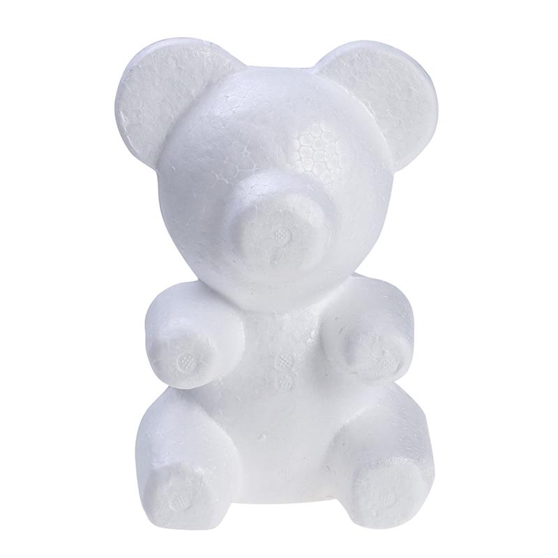 

200mm Wedding decoration Foam bear Modelling Polystyrene Styrofoam Foam bear White Craft Balls For DIY Party Decor Gifts
