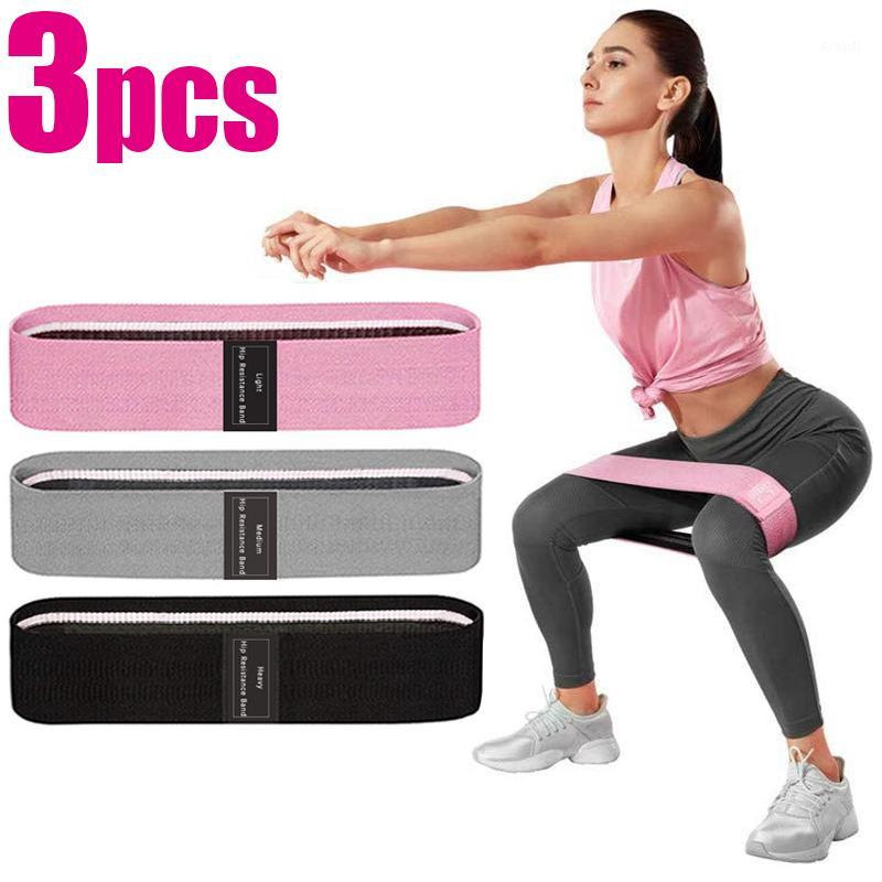 

3pcs/set Elastic Hip Circle Band Squat Resistance Hip Belt Tension Yoga Gym Training NonSlip Resistance Bands Leg Squat Exercise1