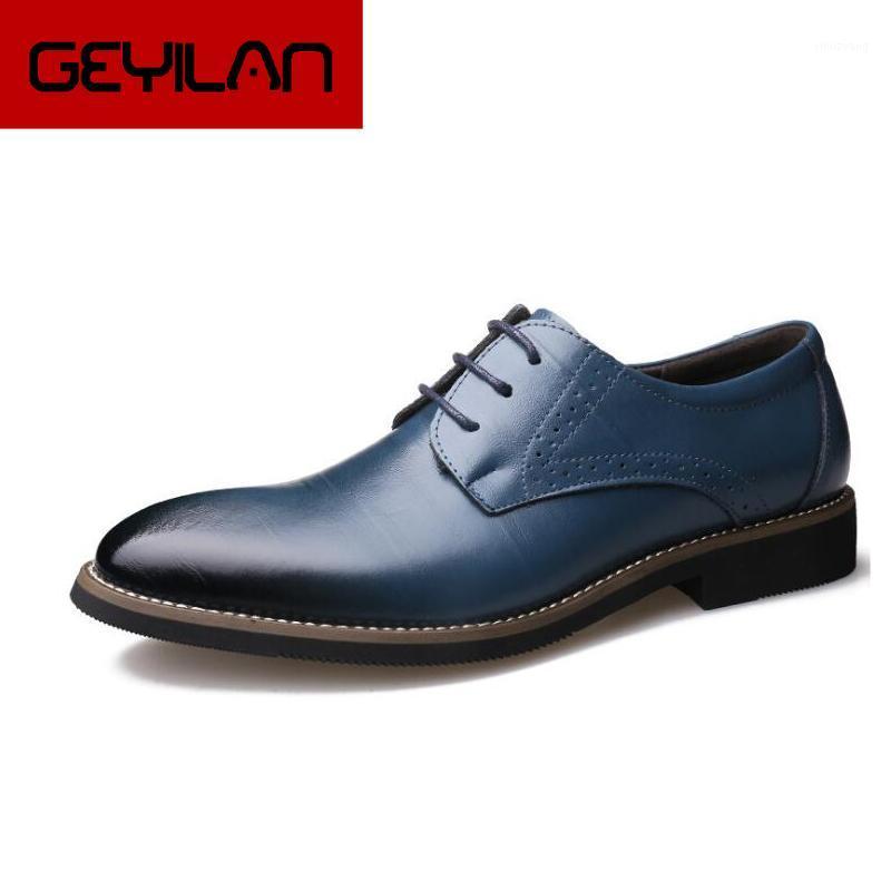 

New Men dress shoes formal shoes man business genuine leather lace-up male spring/autumn Bullock 2781, Brown formals