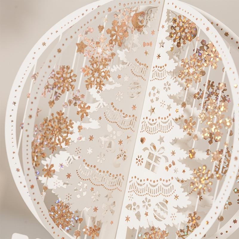 

Greeting Cards Christmas Card Festival Year Winter Holiday With Envelo L5YE