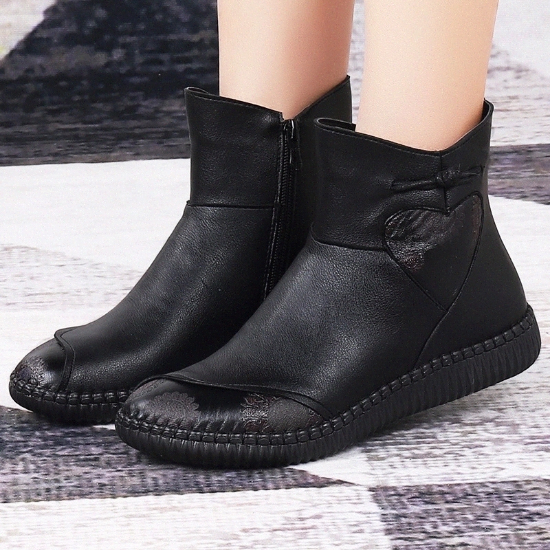 

Boots Female Winter 2020 New Arrival Shoes For Woman Comfortable Ladies Casual Women's Boots Casual Botas Mujer #kP2t, Black