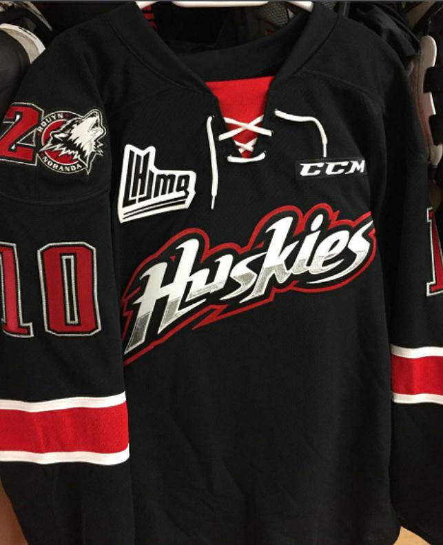 

Custom Men Youth women Vintage Customize CHL QMJHL Rouyn Noranda Huskies Alternate Hockey Jersey Size S, Black women s-2xl