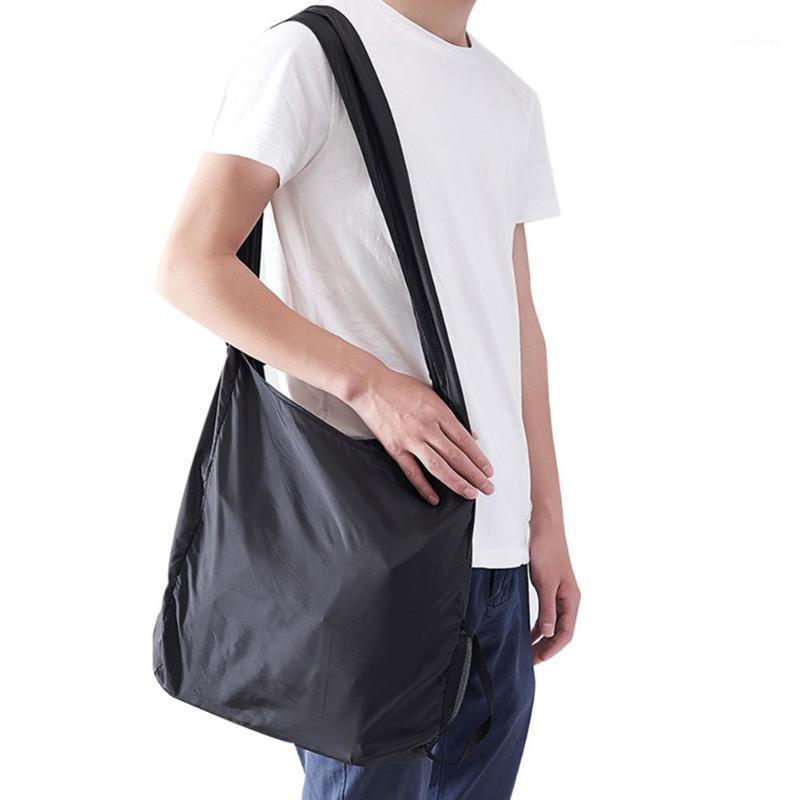 

Foldable Pouch Grocery Shopping Shoulder Bag Reusable Travel Tote Handbags1