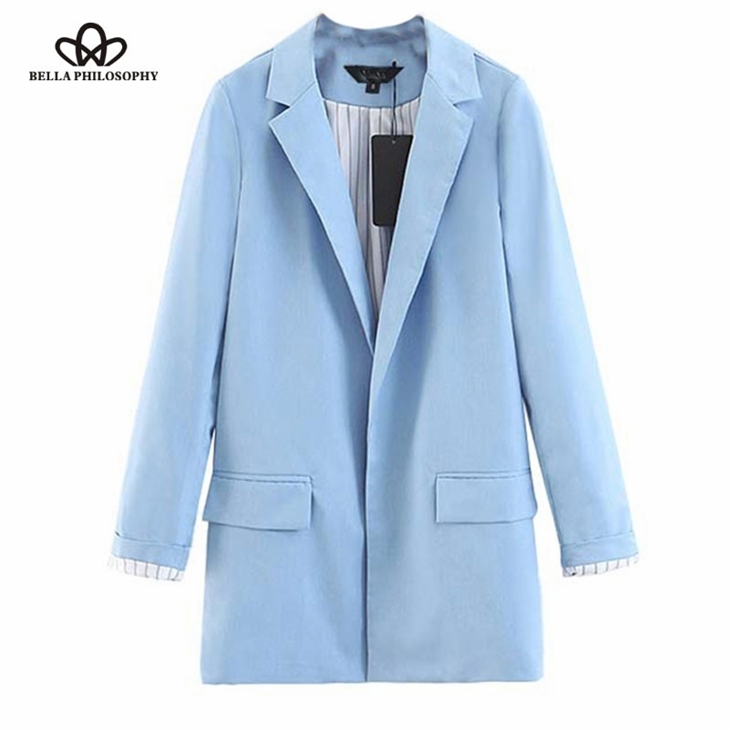 

Spring Autumn turn down collar women jacket office lady casual female outwear striped dot print women coat blazer ladies top 201114, Black2