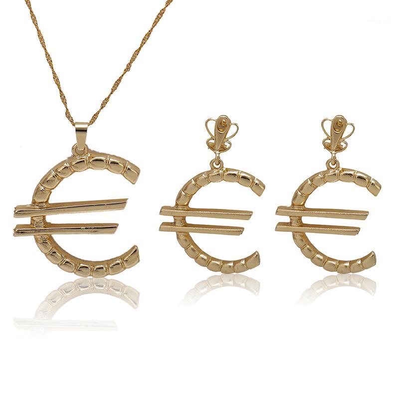 

Earrings & Necklace Wholesale 2021 Bead Pendant Necklaces Jewelry Sets For Women/Teenage Girls Gold Round Ball Party Gifts1, As pic