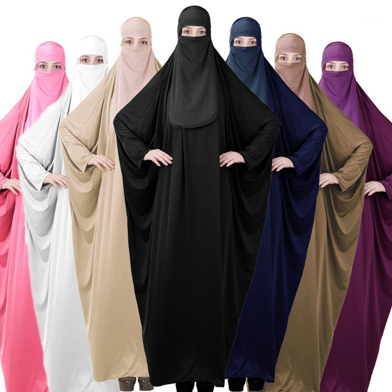 Le donne musulmani Preghiera Hijab Sciarpa Islam Overhead One Piece Amira Khimar Islamico