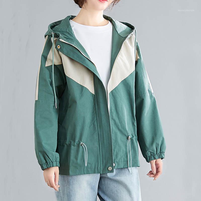 

Spring coat women plus size bust 150cm  7XL 8XL 9XL coat women beige green colors1