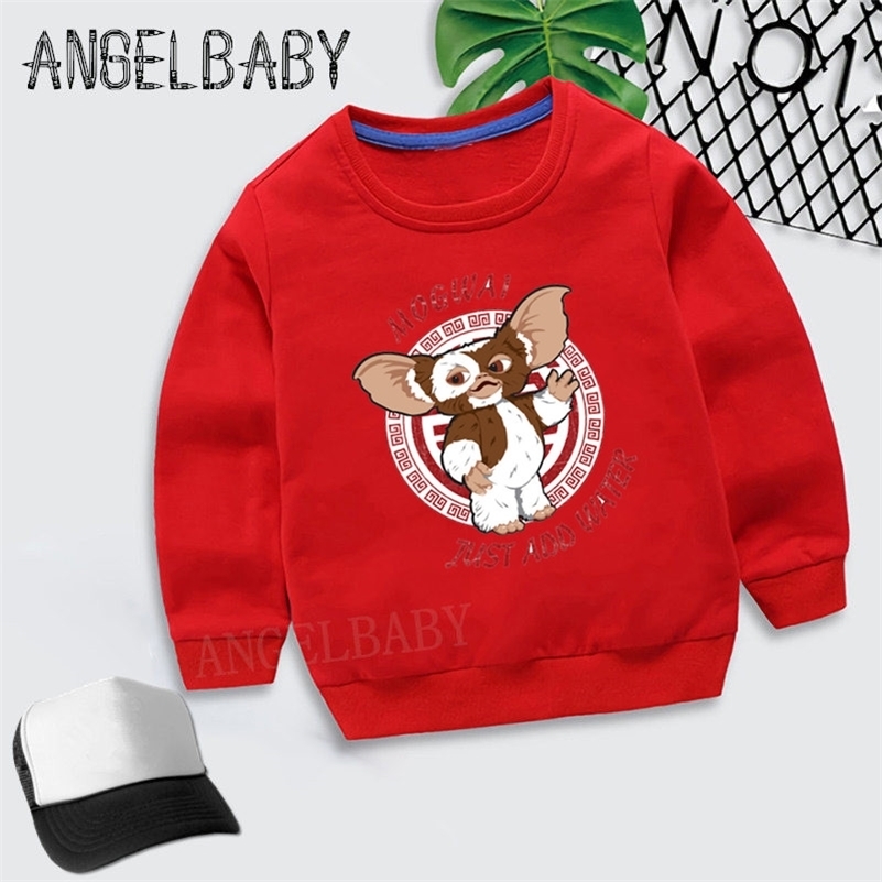

Boys Girls Sweatshirt Kids Gremlins Gizmo Cartoon Cartoon Hoodies Children Autumn Tops Baby Cotton Clothes,KYT5170 LJ201216, 5170f-black