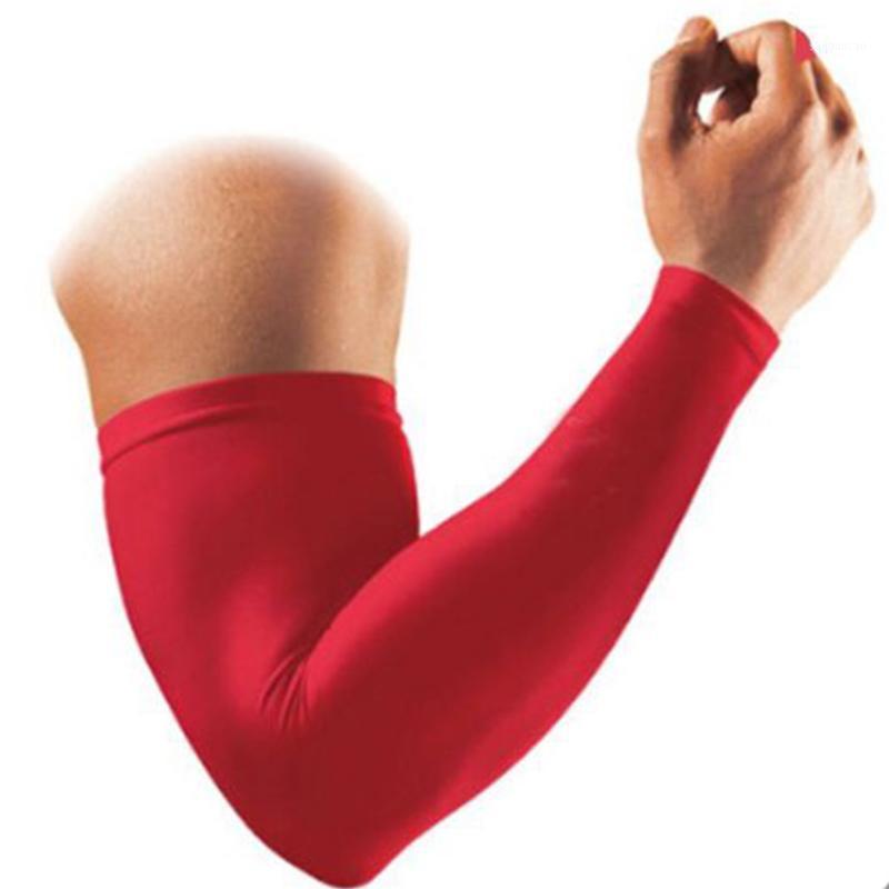 

Outdoor Sports Sunscreen sleeves Cover Hand Arm Elbow Protector Gear Basketball Football Long Sleeves1, Black