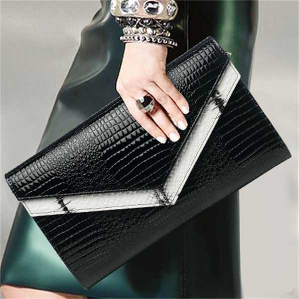 

Bag showecomfort01 Bag showecomfort01 2022 Fashion women's envelope clutch bag With Small Wallet High quality Shoulder Bags for women large Ladies Clutches handbag, Black and blue