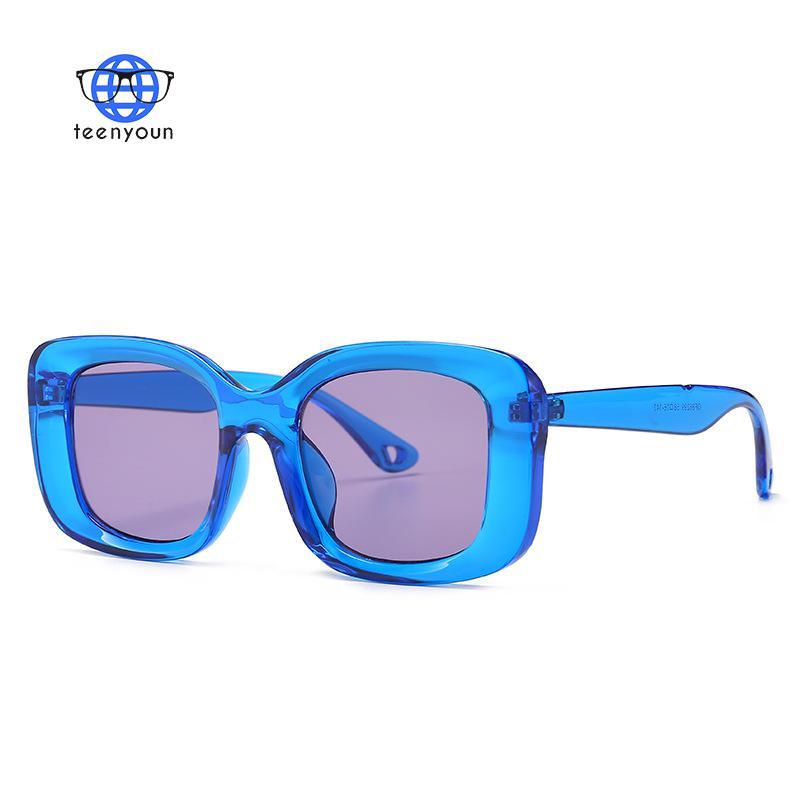 

TEENYOUN Luxury New Fashion Square Sunglasses For Women Men Brand Design Sun Glasses 2021 Eyewear Oculos UV400