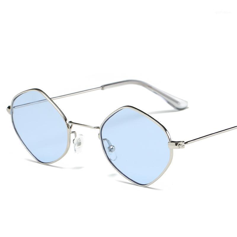 

2020 fashion small frame metal sunglasses ladies brand designer men retro sunglasses women glasses uv4001